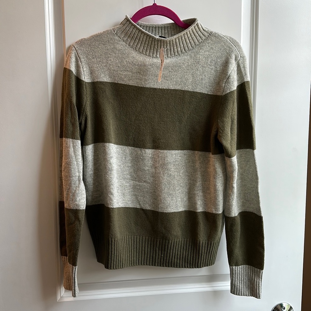 NWT JCrew Striped sweater size M